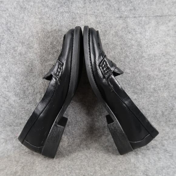 Call It Spring Shoes Womens 7 Penny Loafers Casual Classic Black Slip On Moc Toe - Picture 9 of 12